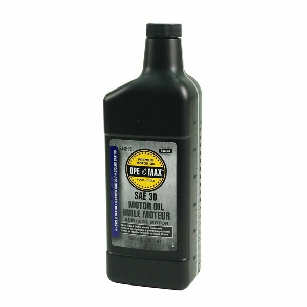 Sunbelt OPE-MAX  SAE 30 4-Cycle Oil (20 oz) 2.5" x4.4" x7.15" A-B1AC47